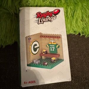 NFL Packers Rugby Lounge Set with Green and Yellow